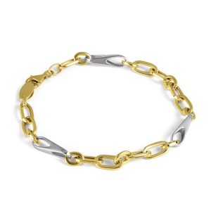 Luxe White Link Bracelet