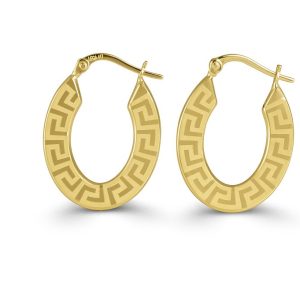 Eternal Maze Hoop Earrings