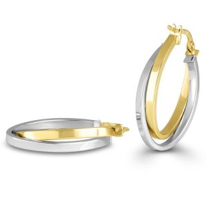 Harmony Duo Hoop Earrings